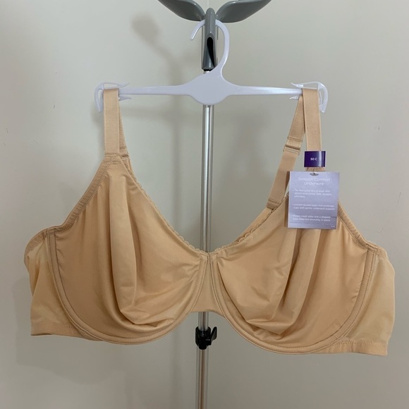 New Unlined Smooth Comfort Underwire Bra Nude - Picture 3 of 16